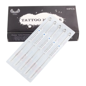 Aiguilles de tatouage corporel jetables stérilisées de qualité supérieure, marque <span class=keywords><strong>Yanjing</strong></span>, en acier inoxydable 316L, pour maquillage permanent, 50 pièces/boîte - Product Image 6