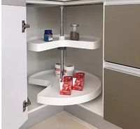 Rangement personnalisé pour armoires de cuisine Lazy Susan Pull Out 270 Revolve Swivel Baskets