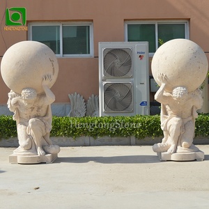 Trang trí bằng đá cẩm thạch trắng nổi tiếng Hy Lạp Hercules tượng Đá Ngoài Trời hình điêu khắc - Product Image 2