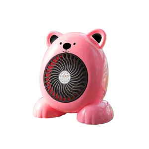 सबसे अच्छा बेच तापमान समायोज्य मिनी बिजली के पंखे हीटर प्यारा भालू आकार में है