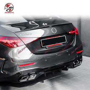 Pour <span class=keywords><strong>Mercedes</strong></span> Benz classe C <span class=keywords><strong>2022</strong></span> + à C63 Style diffuseur arrière avec tuyau d'échappement accessoire externe Premium pour W206 C240 <span class=keywords><strong>C250</strong></span> C280 - Product Image 5