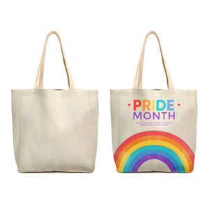 Bolsa de Mano Grande de Lino y Algodón para Sublimación, Personalizable al por Mayor, Bolsa de Compras Ecológica de un Solo Hombro - Product Image 6