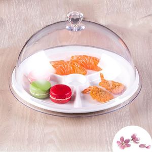 Penjualan teratas 3 4 tingkat akrilik roti makanan penutup pajangan kasus berdiri - Product Image 5