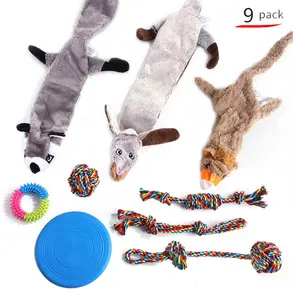 Commercio all'ingrosso Amazon Best Cat Toy interattivo Molar Monster Cat peluche animale peluche cuscino gatto giocattoli 9 pezzi un Set