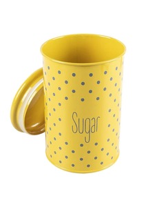 Metal & Wood Storage Large Capacity <b>Container</b> With Wooden Lid And Gold Bone Knob Decorative <b>Dog</b> <b>Food</b> Canister Dining Serving Jar - Product Image 3