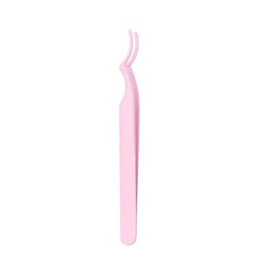 Double curved clip [pink]