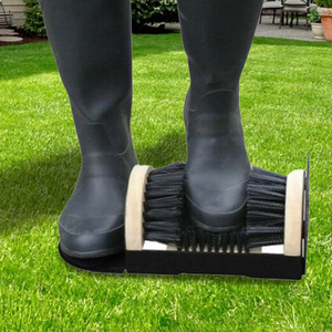 ที่ขัดรองเท้าในร่ม/กลางแจ้งสำหรับงานหนักแปรงขัดรองเท้าบูตพร้อมกรอบโลหะเชื่อมผลิตภัณฑ์แปรงทำความสะอาด - Product Image 3