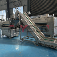 Automatische continue frituurlijn voor aardappelchips, bananenchips en andere snacks; frituurapparatuur voor voedingsfabrieken