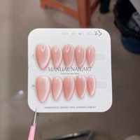 Ongles press-on œil de chat faits main sur mesure, vente en gros mixte, livraison directe disponible, directement de l'usine