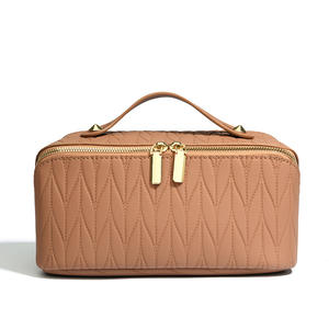 Sac de rangement pour instruments de massage en cuir PU simple avec fermeture éclair, pour les voyages et les déplacements professionnels, trousse de maquillage, nouveau modèle de <span class=keywords><strong>Danny</strong></span> - Product Image 5