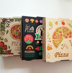<span class=keywords><strong>Scatole</strong></span> per <span class=keywords><strong>Pizza</strong></span> in Cartone Ondulato all'Ingrosso, Misure Personalizzate 9 11 13 15 Pollici, Semplici o Stampate con Logo Personalizzato - Product Image 4