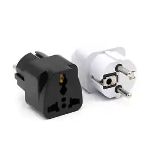 Universal Residential Power Adapter World to Europe for Connecting Foreign Devices Type E / F Power Adapter