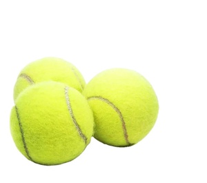 Promotionele Custom Logo Afdrukken Goedkope Prijs Goede Kwaliteit Cricket Tennisbal Huisdier Speelgoed Rubber Gepersonaliseerde <span class=keywords><strong>Tennis</strong></span> Ballen