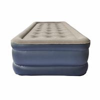 Meilleur lit pneumatique avec housse de flocage matelas gonflable de lit double pour chambre ou appartement