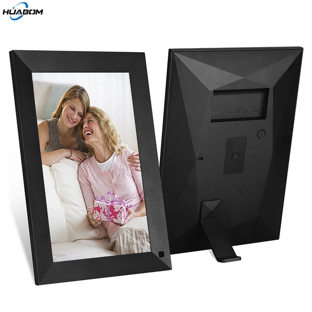 Auto-Rotate Digital Picture Frame with Touch Screen Clock & WiFi for Sharing Moments Via Frameo App-Supports AVI Video Format