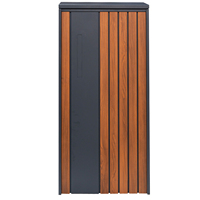 Boîte à colis murale extérieure en métal thermolaqué antivol intelligente pour la livraison de courrier et de colis