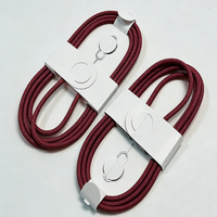 Kabel USB-C 60W PD 3A Pengisian Cepat Berbahan Logam & Nilon Kepang untuk iPhone 18/17/16/15 Pro Max & iPad 1M