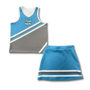 Wholesale Custom Sublimated Women School Design Your Own Cheerleading Uniforms