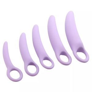 Juguetes de Silicona para Tapón Anal de 5 Tamaños, Masajeador de Vagina, Tapón para Ano, Dilatador Anal, Juego de Tapones Anales para Hombres - Product Image 4
