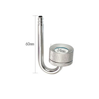Argent violet bleu Aquarium CO2 diffuseur système 5W plastique plante aquatique atomiseur de dioxyde de carbone pour aquarium pour salon