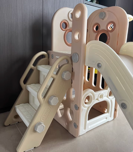Toboggan combiné en acier inoxydable et plastique, équipement de terrain de jeu pour maternelles, espaces verts et propriétés immobilières, rénovation et non-standard - Product Image 5