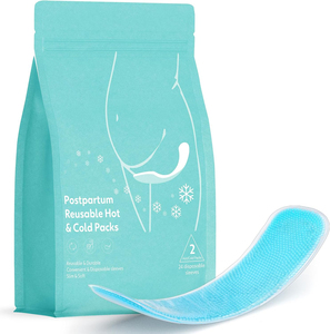 แพ็คน้ำแข็งเย็นฝีเย็บใช้ซ้ำได้แผ่นระบายความร้อนฝีเย็บหลังคลอดแพ็คร้อนเย็นสำหรับผู้หญิงหลังการตั้งครรภ์และการส่งมอบบรรเทาอาการปวด - Product Image 1