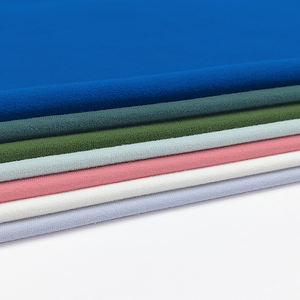 Tissu tricoté brossé uni, matière TC Scuba, fournisseur chinois, tissu Scuba extensible en polyester et coton - Product Image 2