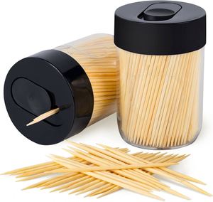 Palillos de Dientes Desechables Ecológicos Totalmente Naturales de Abedul, Longitud Personalizada, Biodegradables, de Bambú, para Uso Alimentario en Restaurantes - Product Image 1