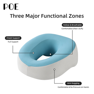 Cuscino Ergonomico Pieghevole su Misura a Forma Irregolare con Rivestimento 100% Seta di Latte e Imbottitura in Memory Foam per Saloni di Bellezza e Massaggi - Product Image 4