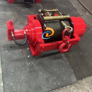 8Ton 17600Lbs CD Brand Hydraulic Winch Stainless Steel Rope 78KN Max Pulling Force 15m Rope Length Truck Towing Recovery Remote - Product Image 5