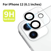Pelindung Layar Kamera Ponsel Anti Gores Lito HD Kaca Tempered untuk iPhone 11 12 Pro Max Mini