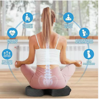 Conception corrective de coussin de siège orthopédique de luxe pour le soulagement des douleurs dorsales, le soutien de la douleur sciatique et coccyx