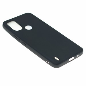 Fabricant de gros étuis en TPU mat souple givré couverture arrière étui de téléphone portable en silicone pour <span class=keywords><strong>Nokia</strong></span> <span class=keywords><strong>C21</strong></span> <span class=keywords><strong>Plus</strong></span> noir - Product Image 3