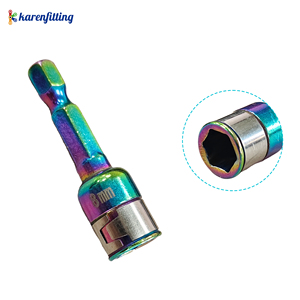 Embout hexagonal industriel plaqué couleur 8 mm avec bille en acier pour vis autoperceuses -001 - Product Image 3