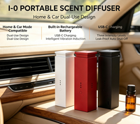 Diffuseur de parfum de voiture haut de gamme, portable, double usage maison et voiture, diffuseur d'huiles essentielles sans eau, anti-fuite, arrêt automatique, OEM