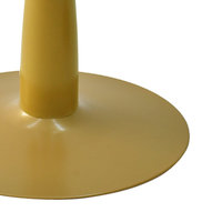 Surface en marbre artificiel table de salle à manger de restaurant table à manger ronde table basse de taille personnalisée