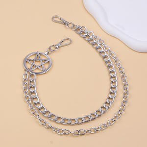 Women's Double Layer Star Waist <b>Chain</b> Zinc Alloy Nightclub Fashion Body <b>Chain</b> Accessory - Product Image 3