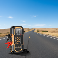 Compresseur d'air portable ABS Wolf Factory Direct Sale avec démarreur de voiture, gonfleur de pneus, batterie externe 16,8 V et manomètre numérique – Prix bas