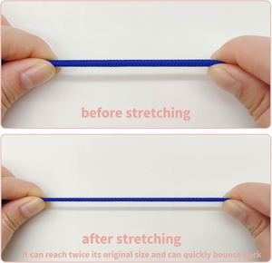 3mm Round Elastic Bungee Shock Cord 15 Colors 1/8 Inch <b>Strong</b> Stretch <b>String</b> for Crafts Camping Kayak DIY Sewing Projects - Product Image 3