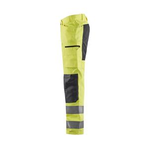 BLAKLADER - 158518113396D88 Pantalon haute visibilité avec stretch Jaune/Gris moyen-EAN 7330509702901 HI-VIS WORKWEAR - Product Image 5