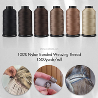 Fil à coudre en nylon collé ARLANY pour tissage de cheveux, idéal pour la confection de perruques et les extensions de cheveux cousues à la main