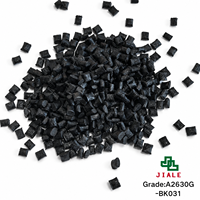 Granulés de nylon noir PA66 GF30, 30 % de fibres de verre, stabilisés aux UV, pour boîtiers électriques extérieurs et pièces automobiles