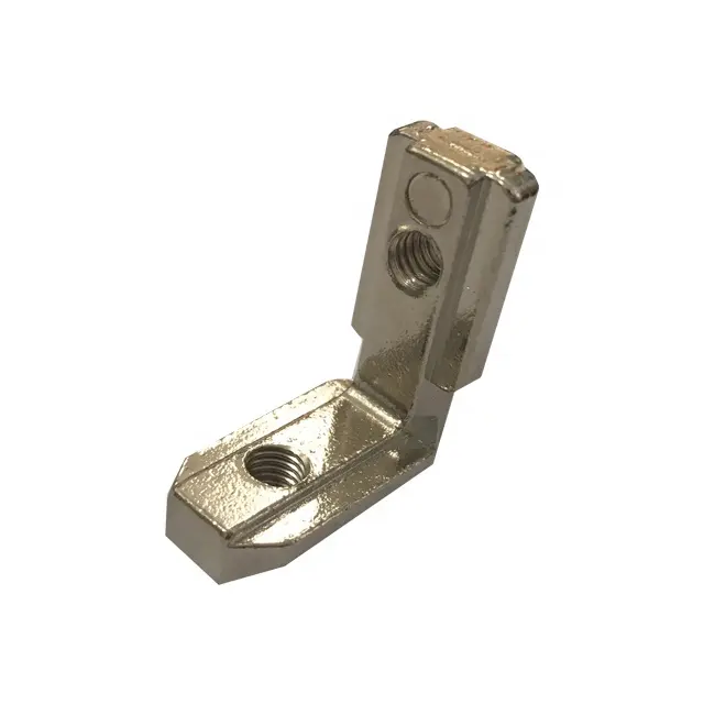 3030 Hồ Sơ Fastener Nickel Tráng Kẽm Hợp Kim Nội Thất Bracket Cho Nhôm Mù Bracket