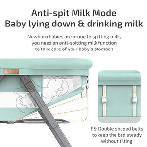 Cuna Plegable Portátil de Alta Calidad con Altura Ajustable para Recién Nacidos y Niños Pequeños, Mosquitera de Calidad para el Hogar, Artículos para Bebés - Product Image 3