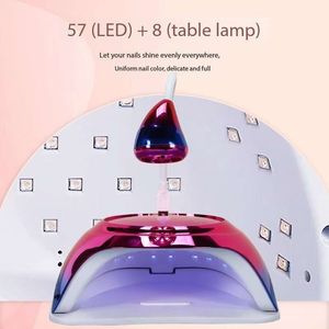 Lampe à LED UV solaire pour le séchage du vernis gel, sécheuse de photothérapie pour manucure, pour salon et usage domestique - Product Image 2
