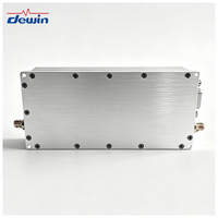 Dewin 30W VHF UHF Güç Amplifikatör Modülü 30-512MHz GaN Katı Hal Geniş Bant SSPA RF Amplifikatör Taktik İletişim Harici