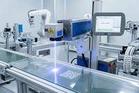 Codeur laser CO2 de sécurité indélébile, robuste et performant 24/7 pour la production haut de gamme de boissons et d'aliments, certifié CE