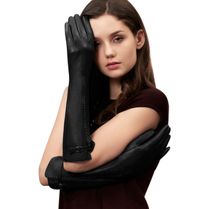 <strong>Leather</strong> <strong>Gloves</strong> Classicecoration Opera Party Elbow Lengthmenstcasualg <strong>Ladies</strong> Women OEM 100% Polyester Winter Plain Goat <strong>Leather</strong> - Product Image 2