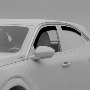 Viseras para Ventanas de <span class=keywords><strong>Opel</strong></span> <span class=keywords><strong>Mokka</strong></span>, <span class=keywords><strong>Mokka</strong></span> <span class=keywords><strong>X</strong></span>, Vauxhall <span class=keywords><strong>Mokka</strong></span>, Buick Encore, Chevy Trax, 2012-2021, Adhesivas, Negras, Sin Brillo, Protectores Contra la Lluvia - Product Image 2