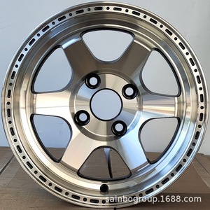 F666025 <span class=keywords><strong>Jante</strong></span> de voiture <span class=keywords><strong>en</strong></span> alliage d'aluminium personnalisée Shengbo de <span class=keywords><strong>13</strong></span> <span class=keywords><strong>pouces</strong></span> et anneau de pneu, largeur 6, sans PCD/ET - Product Image 2